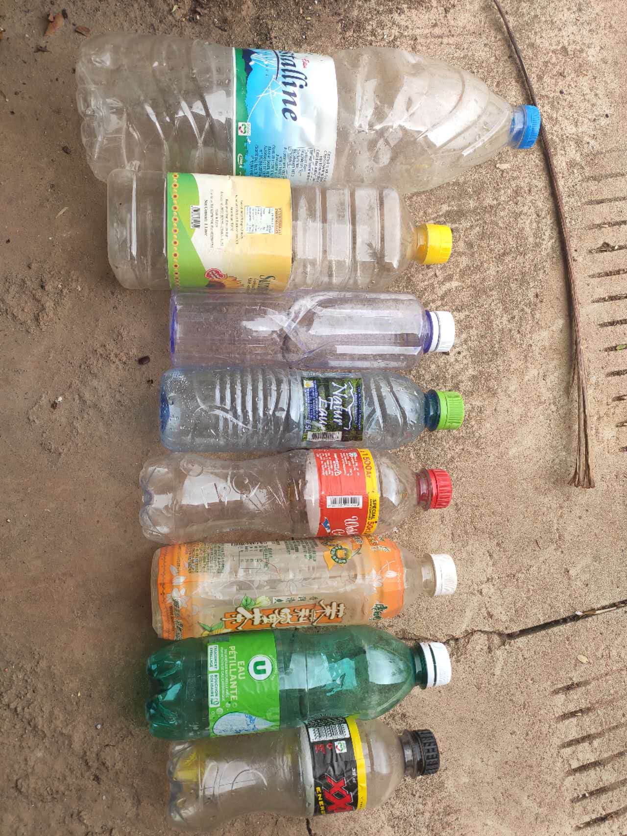 All kinds of PET plastic bottles